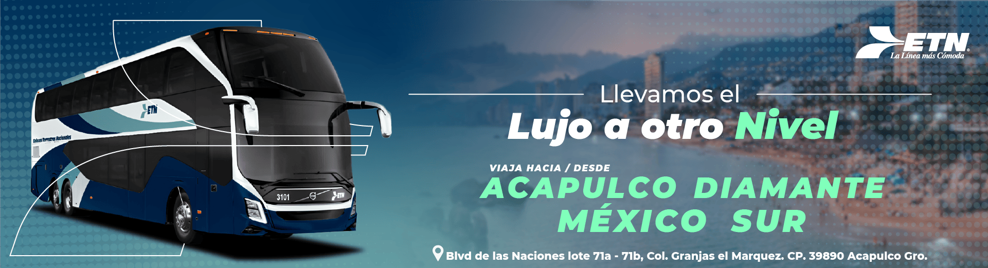 Boletos De Autobús ETN Acapulco Diamante